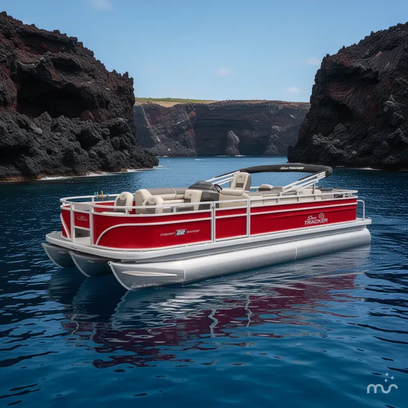 Slide: The Image of Sun Tracker Fishin' Barge 22 DLX 2026 - 4