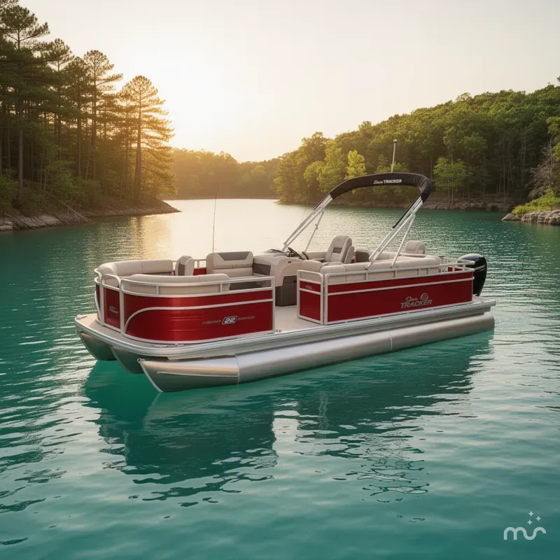 The Image of Sun Tracker Fishin' Barge 22 DLX 2026 - 0