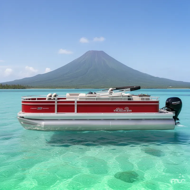 Slide: The Image of Sun Tracker Fishin' Barge 22 DLX 2026 - 2