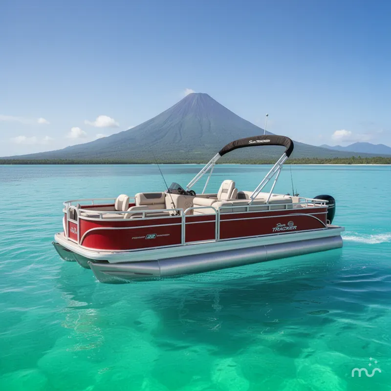 Slide: The Image of Sun Tracker Fishin' Barge 22 DLX 2026 - 4