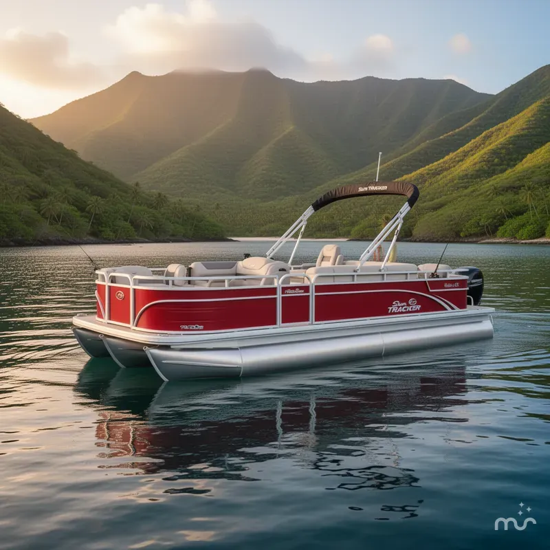 Slide: The Image of Sun Tracker Fishin' Barge 22 DLX 2026 - 4