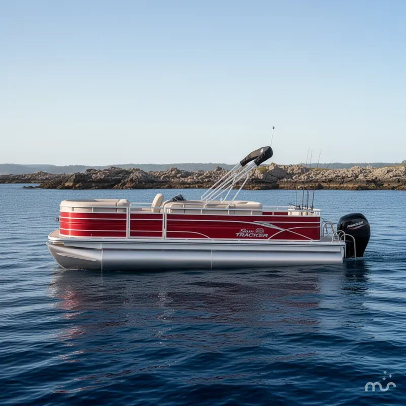 Slide: The Image of Sun Tracker Fishin' Barge 22 DLX 2026 - 2