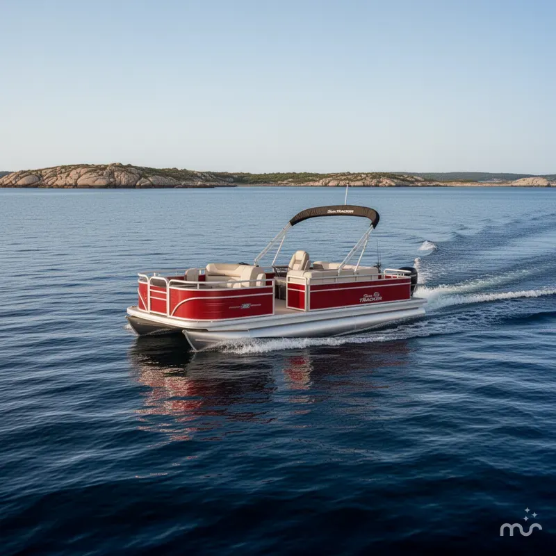 Slide: The Image of Sun Tracker Fishin' Barge 22 DLX 2026 - 4