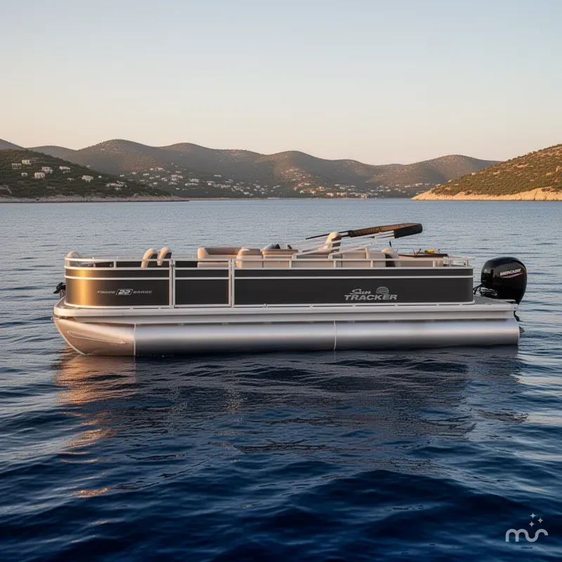 Slide: The Image of Sun Tracker Fishin' Barge 22 DLX 2026 - 2