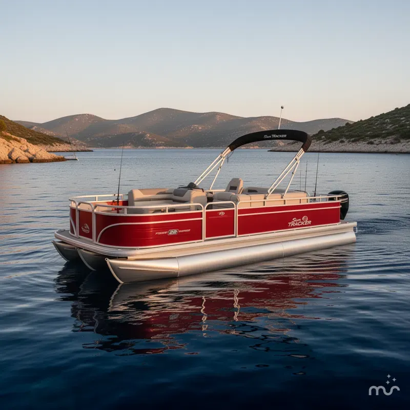 Slide: The Image of Sun Tracker Fishin' Barge 22 DLX 2026 - 4
