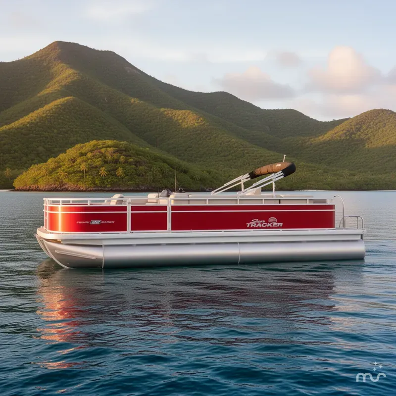Slide: The Image of Sun Tracker Fishin' Barge 22 DLX 2026 - 2