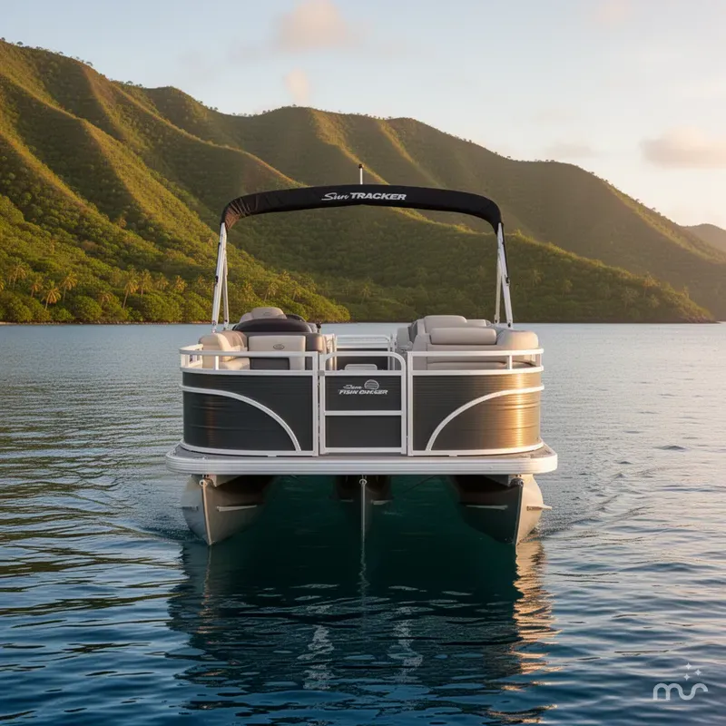 Slide: The Image of Sun Tracker Fishin' Barge 22 DLX 2026 - 3