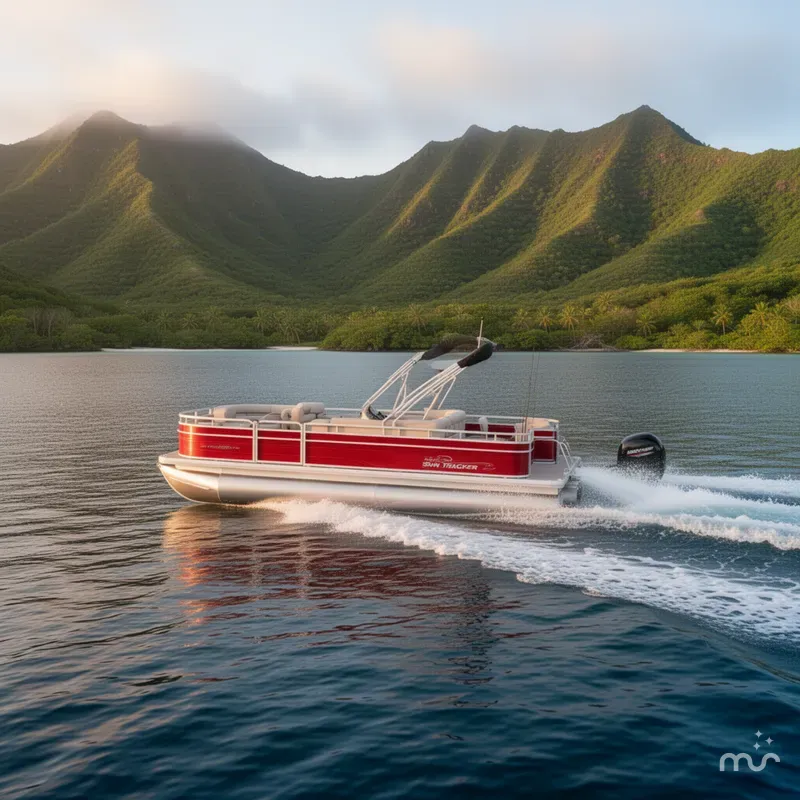 Slide: The Image of Sun Tracker Fishin' Barge 22 DLX 2026 - 4