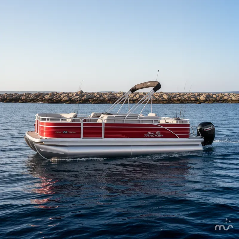 The Image of Sun Tracker Fishin' Barge 22 DLX 2026 - 0