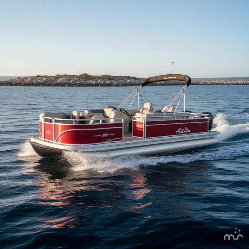 Slide: The Image of Sun Tracker Fishin' Barge 22 DLX 2026 - 4