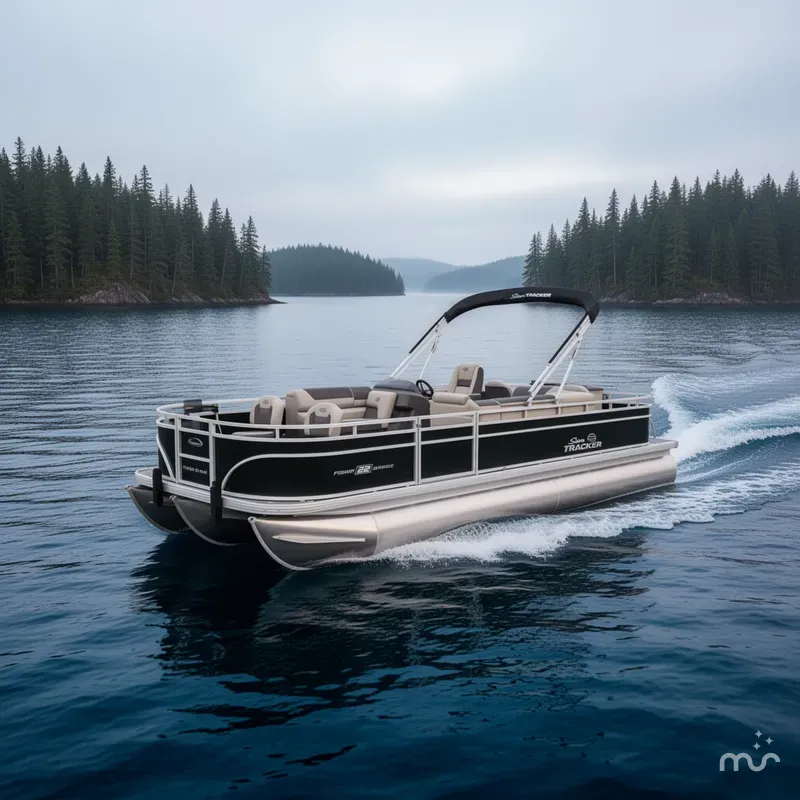Slide: The Image of Sun Tracker Fishin' Barge 22 DLX 2026 - 4