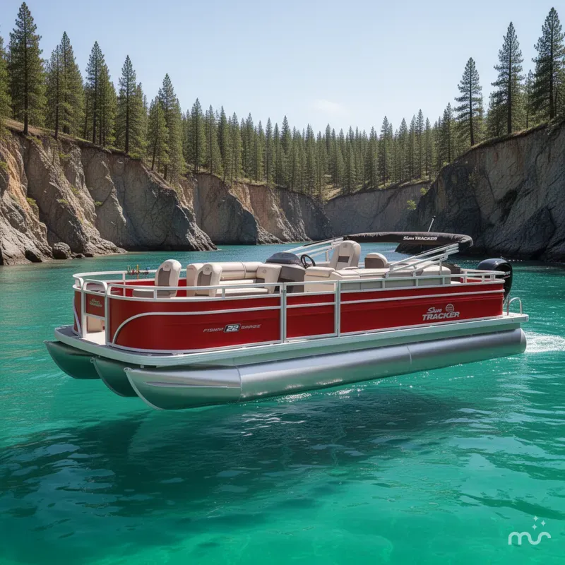 The Image of Sun Tracker Fishin' Barge 22 DLX 2026 - 0