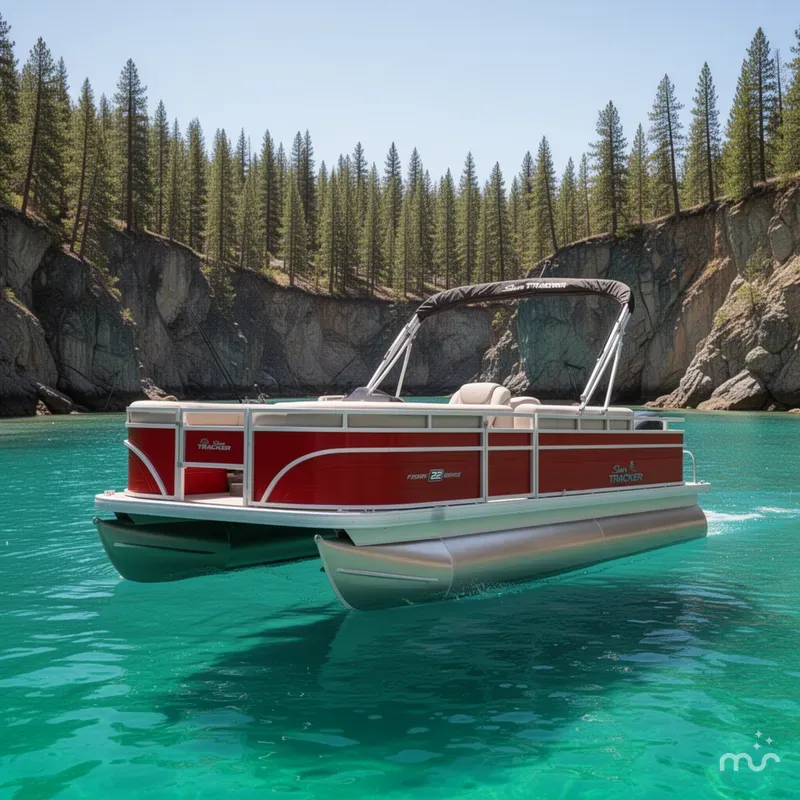 Slide: The Image of Sun Tracker Fishin' Barge 22 DLX 2026 - 3