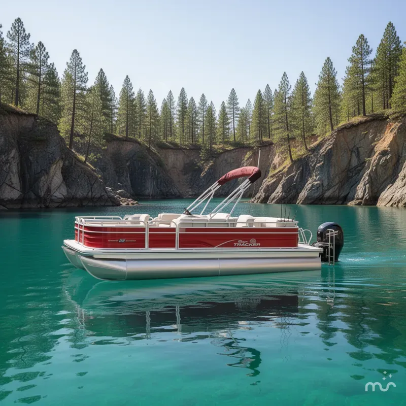 Slide: The Image of Sun Tracker Fishin' Barge 22 DLX 2026 - 4