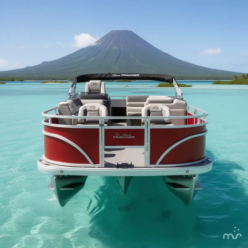 Slide: The Image of Sun Tracker Fishin' Barge 22 DLX 2026 - 1