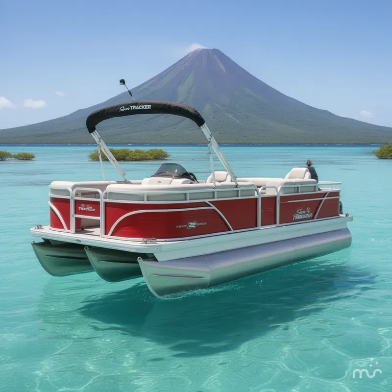 Slide: The Image of Sun Tracker Fishin' Barge 22 DLX 2026 - 3