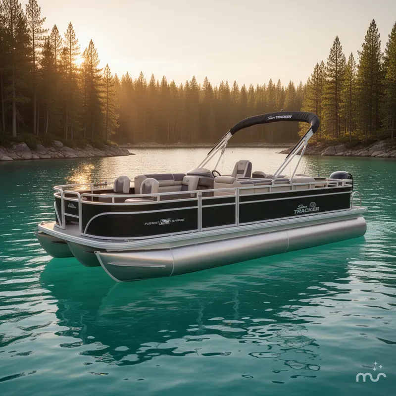 The Image of Sun Tracker Fishin' Barge 22 DLX 2026 - 0