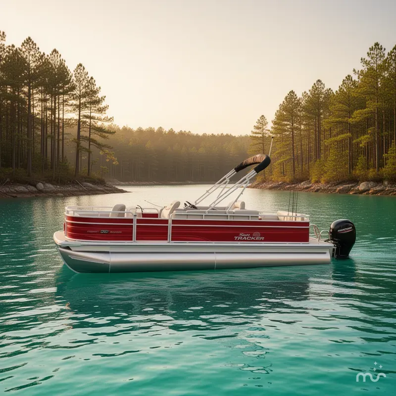 Slide: The Image of Sun Tracker Fishin' Barge 22 DLX 2026 - 2