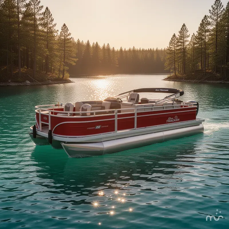 Slide: The Image of Sun Tracker Fishin' Barge 22 DLX 2026 - 4