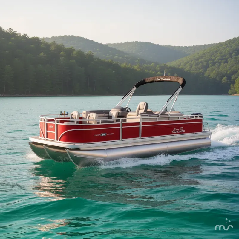 Slide: The Image of Sun Tracker Fishin' Barge 22 DLX 2026 - 4