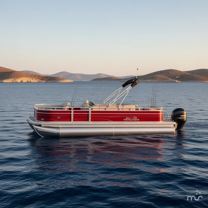 Slide: The Image of Sun Tracker Fishin' Barge 22 DLX 2026 - 2