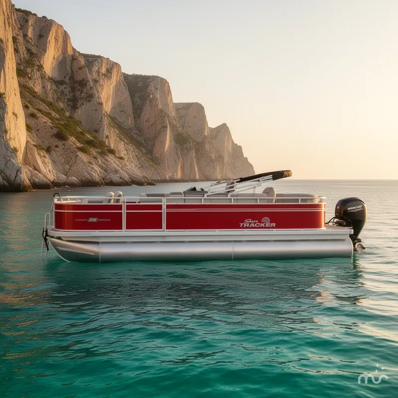 Slide: The Image of Sun Tracker Fishin' Barge 22 DLX 2026 - 2