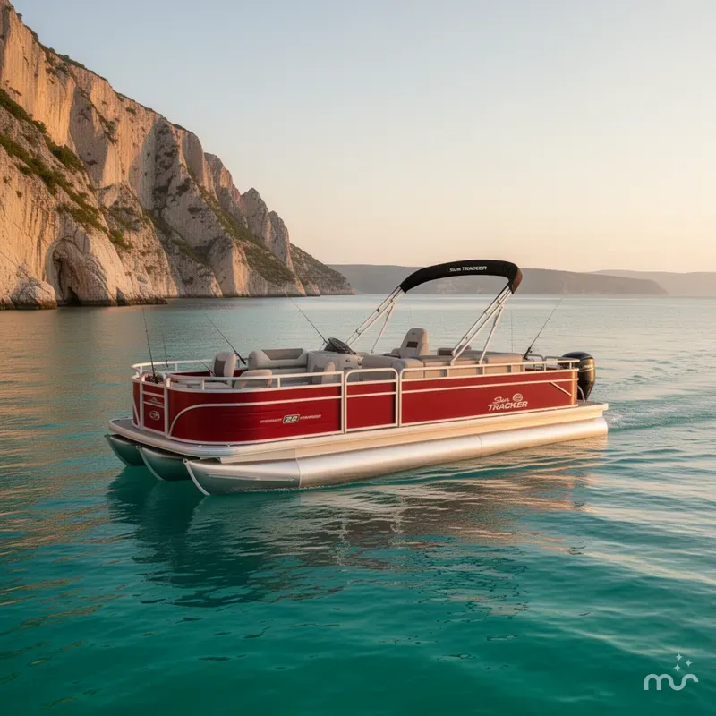 Slide: The Image of Sun Tracker Fishin' Barge 22 DLX 2026 - 4