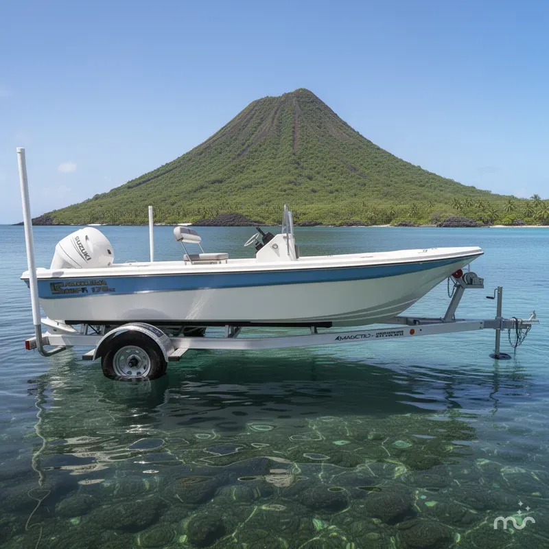 Slide: The Image of Carolina 178 JLS CC WITH 90HP SUZUKI & CUSTOM ALUMINUM TRAILER 2025 - 4