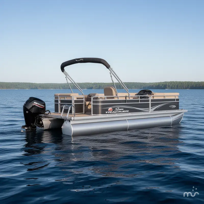Slide: The Image of Sun Tracker Party Barge 20 DLX 2024 - 0