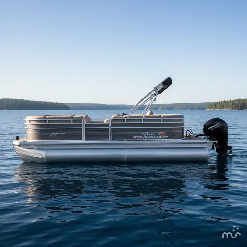 Slide: The Image of Sun Tracker Party Barge 20 DLX 2024 - 1