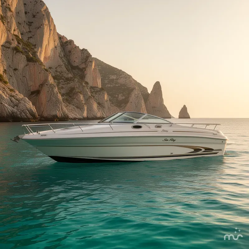 Slide: The Image of Sea Ray 215 Express Cruiser 1998 - 2