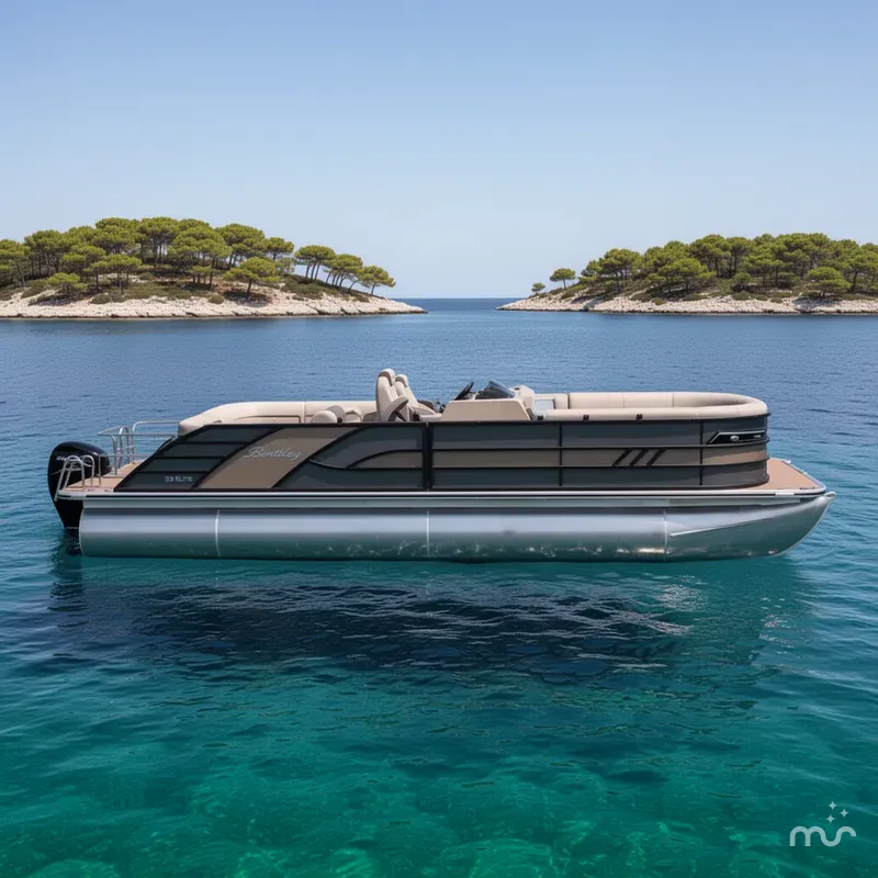 Slide: The Image of Bentley Pontoons 253 ELITE SWINGBACK 2026 - 2