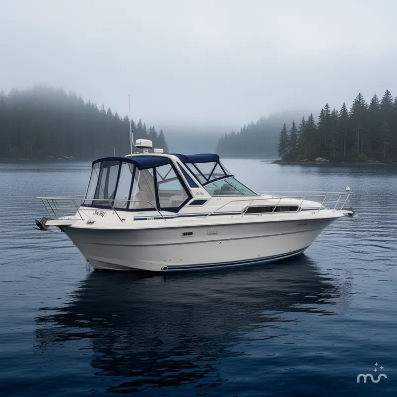 Slide: The Image of Sea Ray 340 Sundancer 1986 - 2