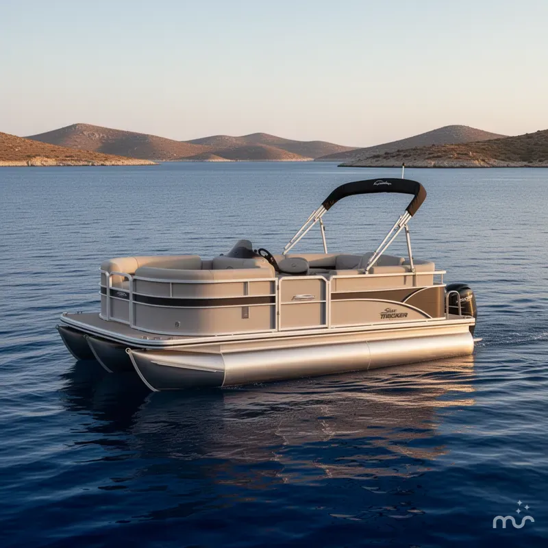 The Image of Sun Tracker Party Barge 16 DLX 2026 - 0