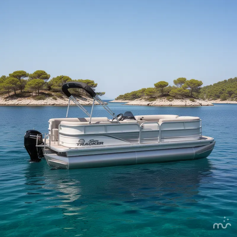 The Image of Sun Tracker Party Barge 16 DLX 2026 - 0