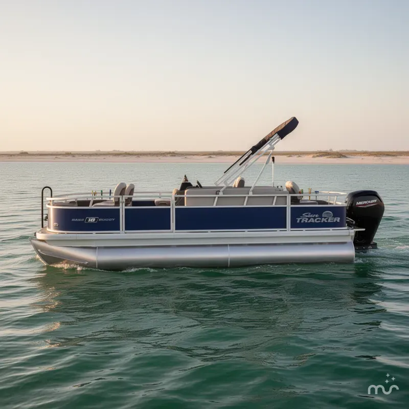 Slide: The Image of Sun Tracker Bass Buggy 18 DLX 2026 - 2