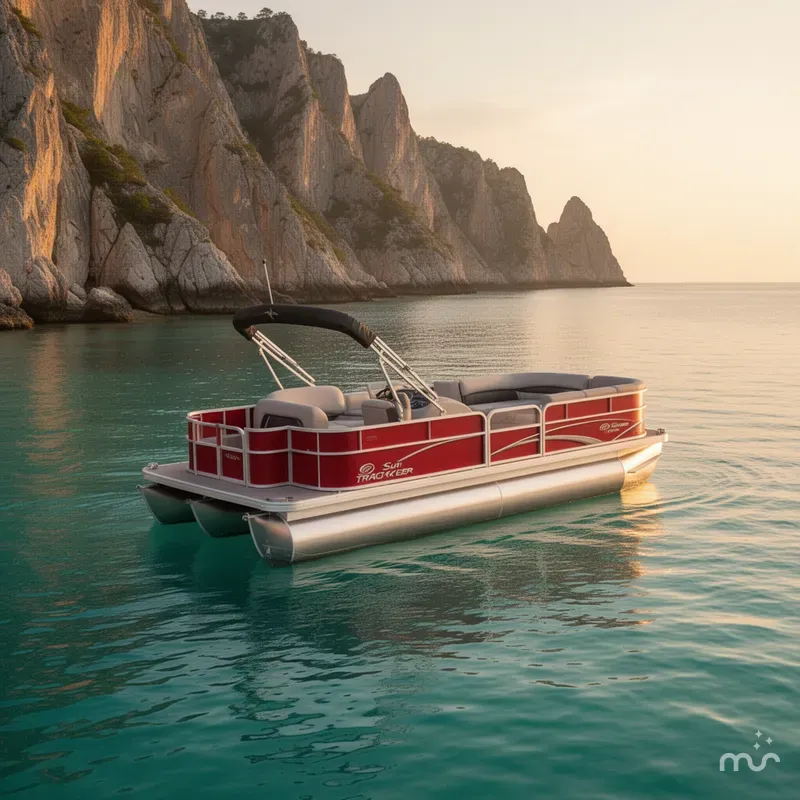 The Image of Sun Tracker Party Barge 18 DLX 2026 - 0