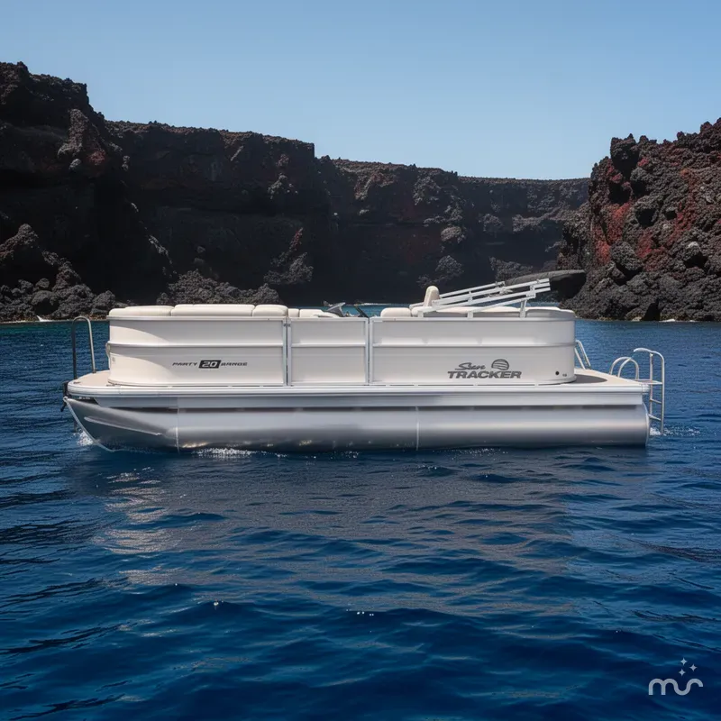 Slide: The Image of Sun Tracker Party Barge 20 DLX 2026 - 2