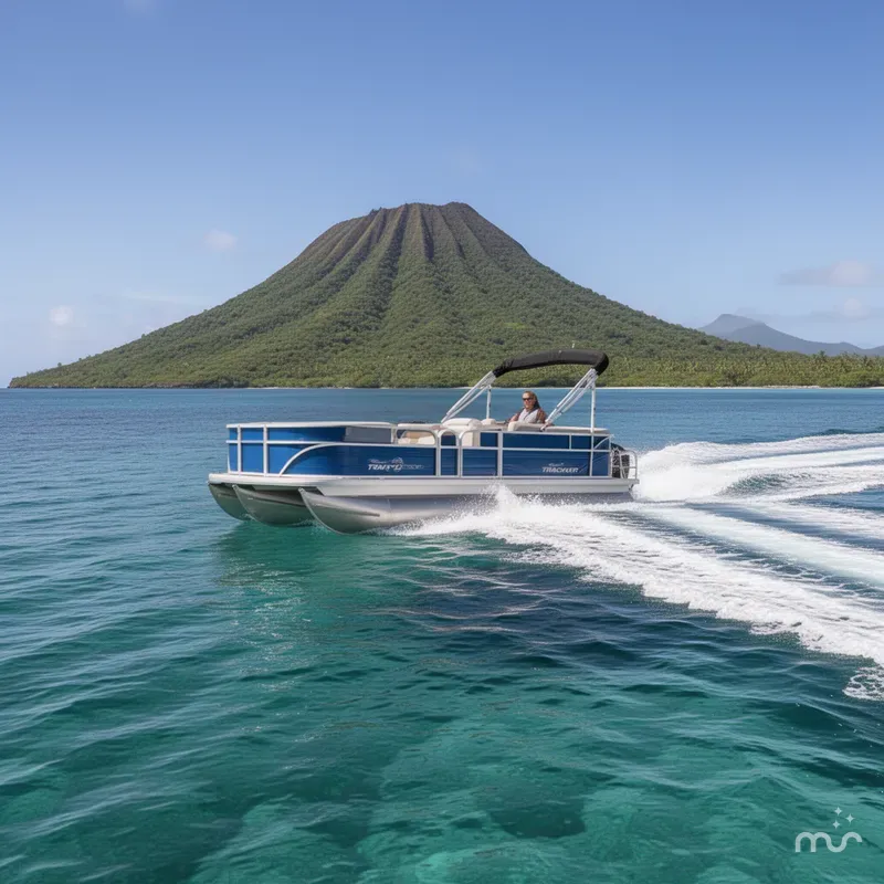 Slide: The Image of Sun Tracker Party Barge 18 DLX 2026 - 4