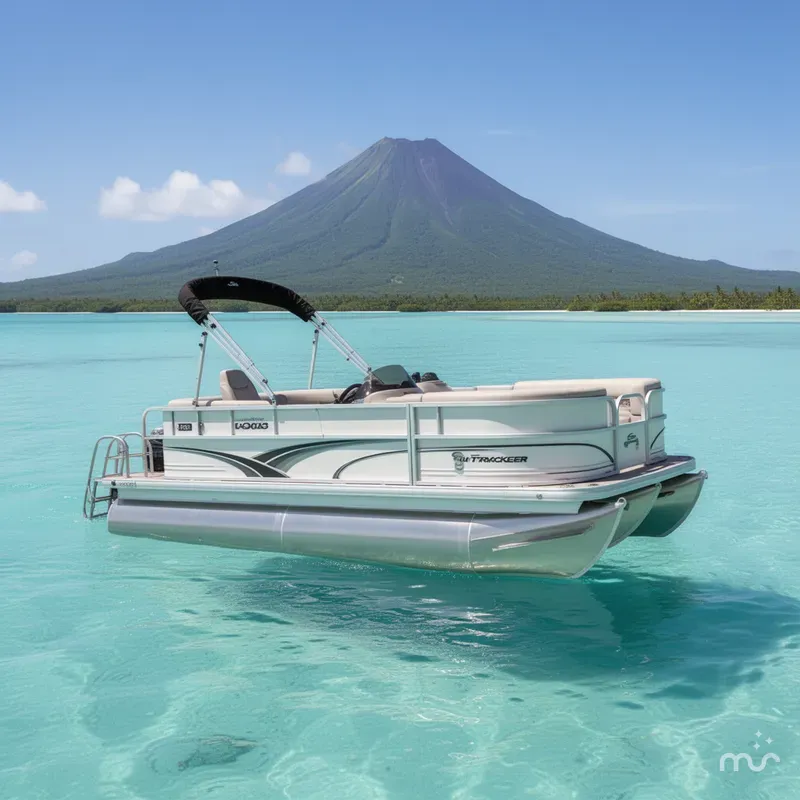The Image of Sun Tracker Party Barge 16 DLX 2026 - 0