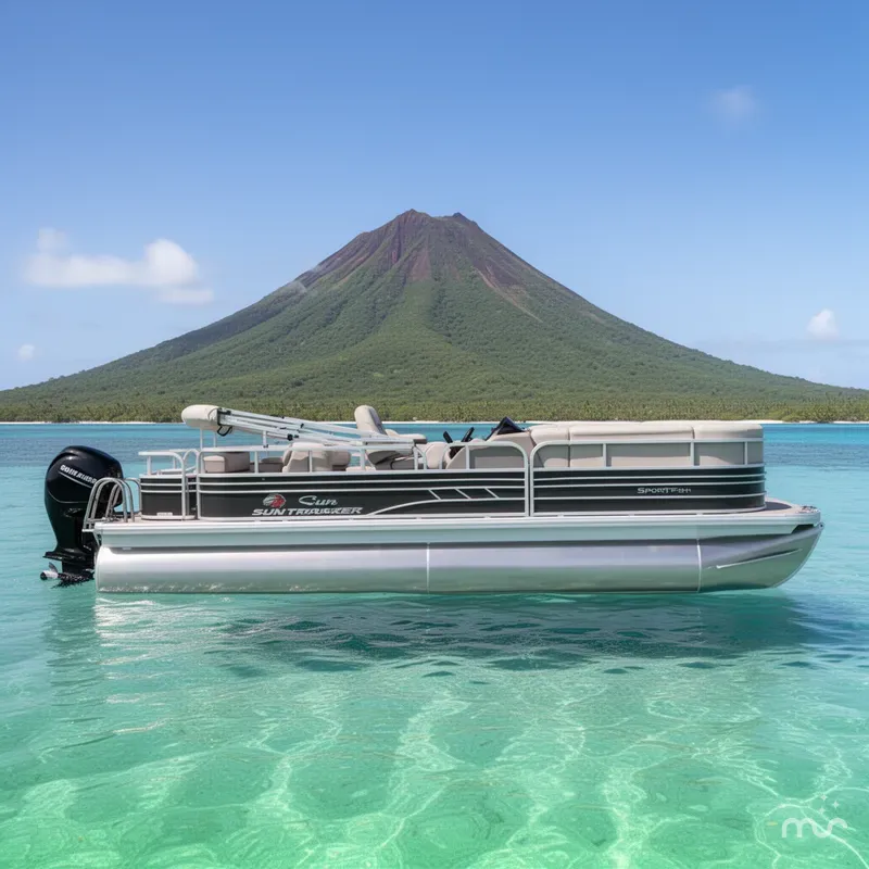 Slide: The Image of Sun Tracker SportFish 22 DLX 2023 - 2