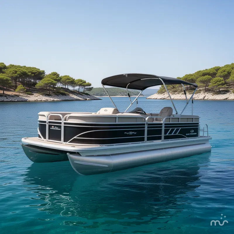 The Image of Sun Tracker Party Barge 22 DLX 2022 - 0