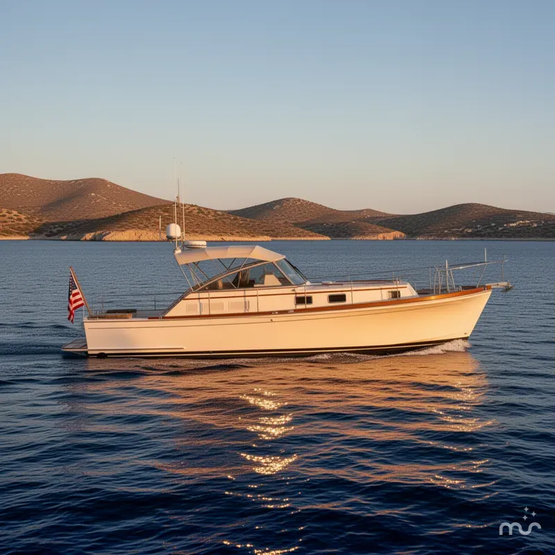 Slide: The Image of Grand Banks 38 Eastbay EX 1999 - 4