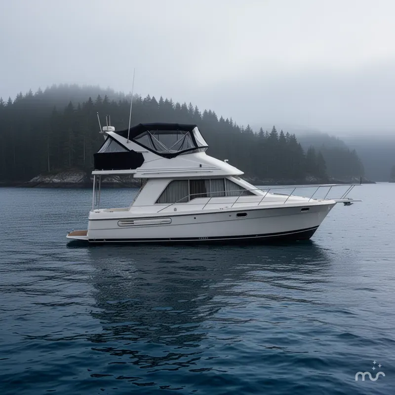 Slide: The Image of Bayliner 3388 Command Bridge Motoryacht 2001 - 2