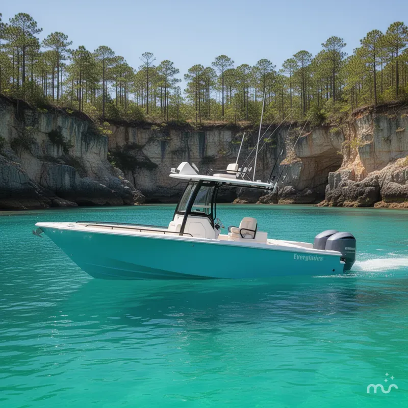 Slide: The Image of Everglades 273 Center Console 2026 - 2