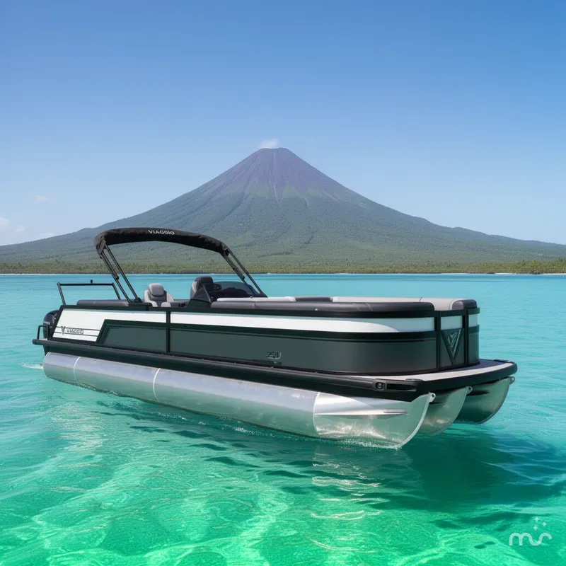 Slide: The Image of Viaggio Diamante 26U W/ Suzuki 350HP Stealth Motor & Trailer 2025 - 2