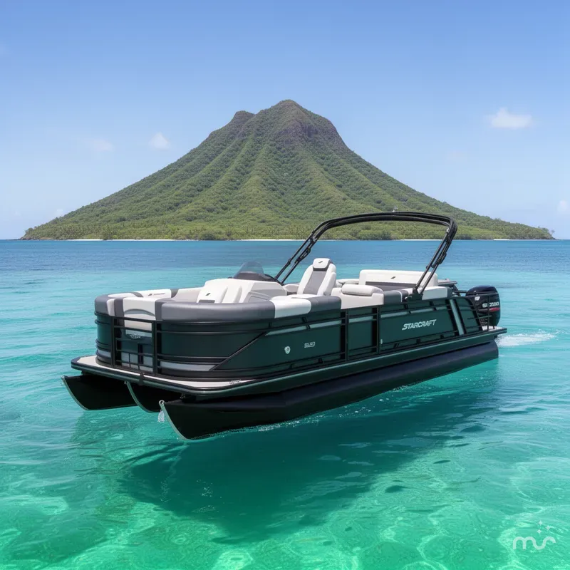 Slide: The Image of Starcraft SLS-3 DL Bar With A 150HP Suzuki Motor 2026 - 2