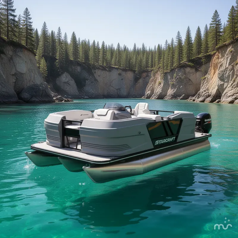 Slide: The Image of Starcraft GX16R With A 25HP Suzuki Motor 2026 - 2