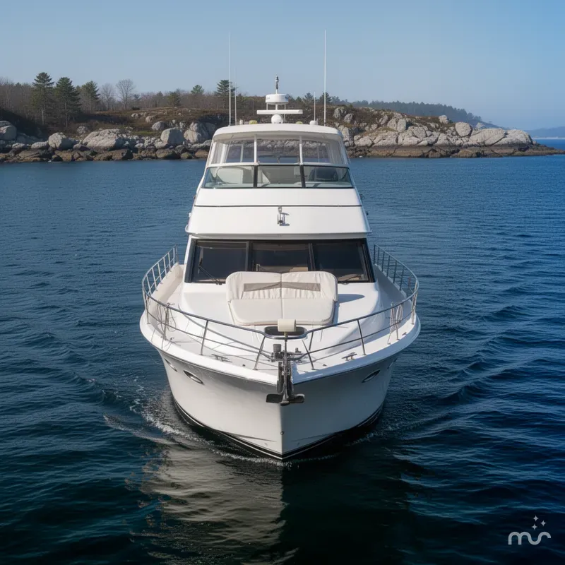 Slide: The Image of Carver Yachts 530 Voyager Pilothouse 1999 - 1