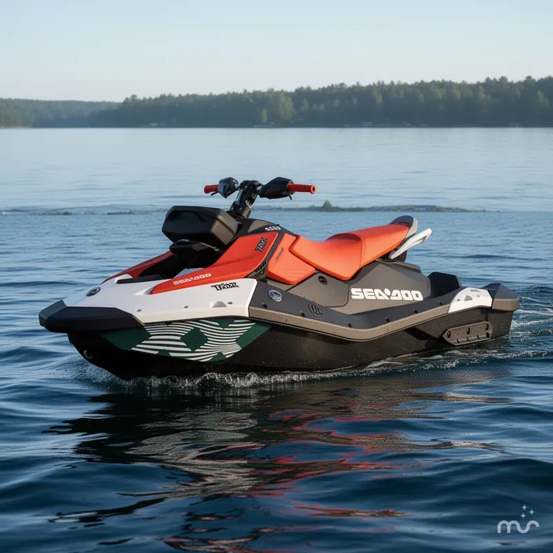 Slide: The Image of Sea-Doo Spark Trixx for 3 iBR and Audio in option 2026 - 2